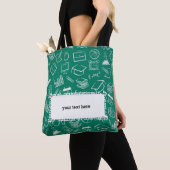 スクールケミカルパターントートバッグ トートバッグ (クローズアップ)