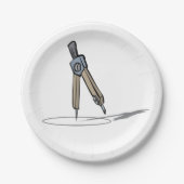 スクールコンパス ペーパープレート (正面)