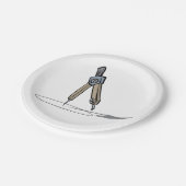 スクールコンパス ペーパープレート (アングル)