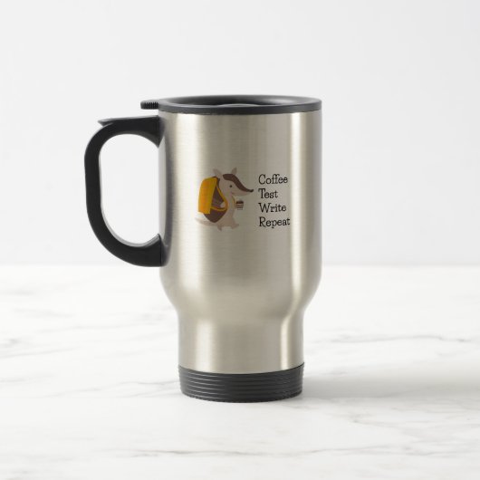 スクールサイコロジストの活力 Travel Mug トラベルマグ (左)