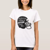 スクールサッカーパーソナライズされたシャツ Tシャツ (正面)