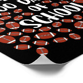 スクールサッカー選手の日100人を蹴った ポスター (角)