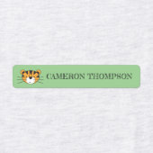 スクールサファリパーソナライズされたー動物イラスト ラベル (デザイン1)