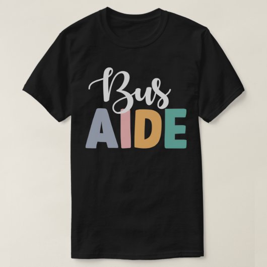 スクールサポート先生バス助手 Tシャツ (デザイン正面)