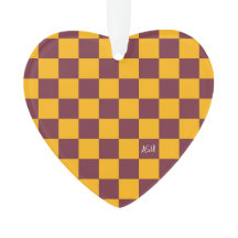 スクールスピリットチェッカーボードイニシャルチームおもしろい