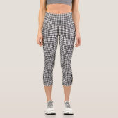 スクールスピリットチームのカラーズポープリントイニシャルチェック カプリレギンス (正面)