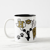 スクールスピリットボタン ツートーンマグカップ (左)