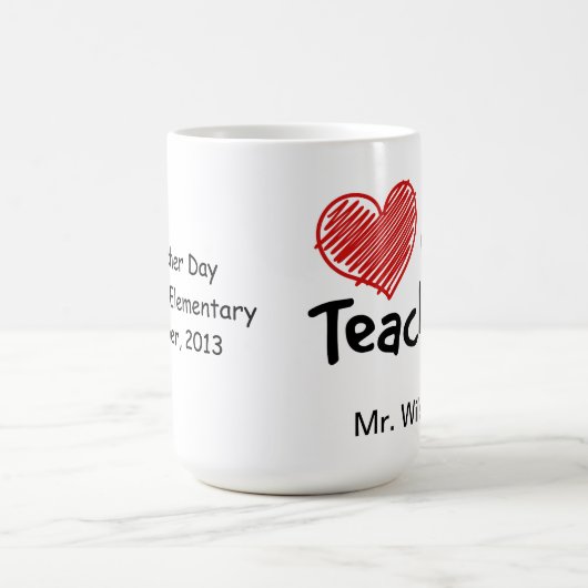 スクールスピリットラブマイ先生 コーヒーマグカップ (中央)