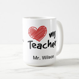 スクールスピリットラブマイ先生 コーヒーマグカップ