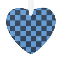 スクールスポーツチェッカーボードイニシャルハートチームおもしろい