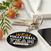 スクールスポーツチーム キーホルダー (側面)