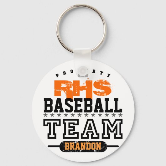 スクールスポーツチーム キーホルダー (正面)