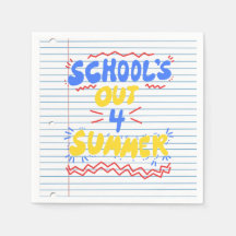 スクールズアウトルーズリーフ紙招待状