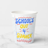 スクールズアウトルーズリーフ紙 紙コップ (裏面)