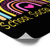 スクールソーシャルワーカーの虹 ポスター (角)