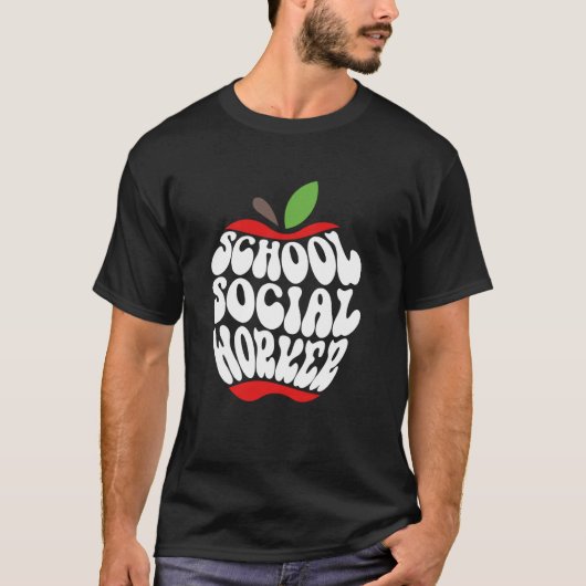 スクールソーシャルワーカー 志望の擁護者 未来のカウンセラー Tシャツ (正面)