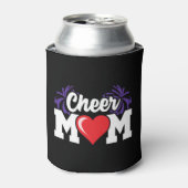 スクールチアリーダー分隊スポーツ誇りを持った応援ママ 缶クーラー (缶正面)