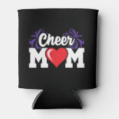 スクールチアリーダー分隊スポーツ誇りを持った応援ママ 缶クーラー (正面)