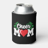 スクールチアリーダー分隊スポーツ誇りを持った応援ママ 缶クーラー (缶正面)