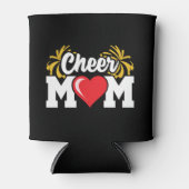 スクールチアリーダー分隊スポーツ誇りを持った応援ママ 缶クーラー (正面)