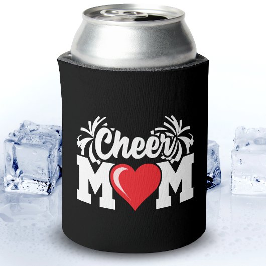 スクールチアリーダー分隊スポーツ誇りを持った応援ママ 缶クーラー