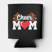 スクールチアリーダー分隊スポーツ誇りを持った応援ママ 缶クーラー (正面)