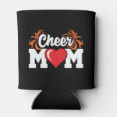 スクールチアリーダー分隊スポーツ誇りを持った応援ママ 缶クーラー (裏面)