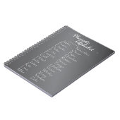 スクールチョーク黒板ふりがなアルファベットのスペル ノートブック (左側)