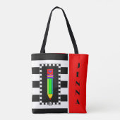 スクールトパーソナライズされたートバッグ トートバッグ (裏面)