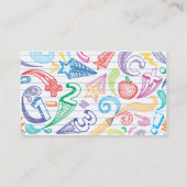 スクールドードルビジネスカード 名刺 (裏面)