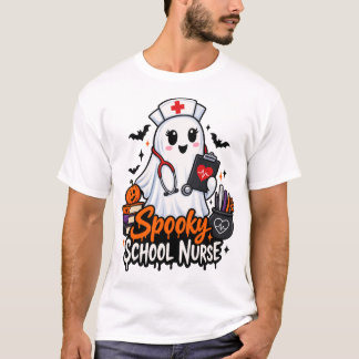 . スクールナースのハロウィングッズ Tシャツ