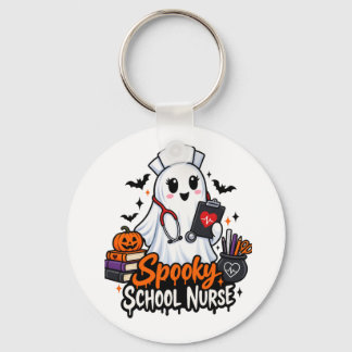 . スクールナースのハロウィン仮装 キーホルダー