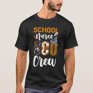 スクールナースのブークルー 笑える看護師ハロウィンマッチング Tシャツ