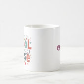 スクールナースのユーモア 名前をカスタマイズ コーヒーマグカップ (中央)
