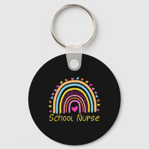 スクールナース ボヘミアン レインボー ナースの日 バックトゥスクール キーホルダー