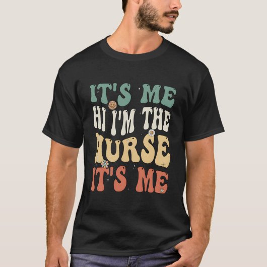 スクールナース 私は学校の看護師です 看護師 Tシャツ (正面)