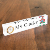 スクールハウス デスクネームプレート (側面)