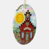 スクールハウス – SRF セラミックオーナメント (右)