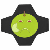 スクールハロウィーンサッカーボール付き邪悪なリンゴ サッカーボール (フラット)