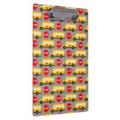 スクールバスとサストップイン クリップボード (右)