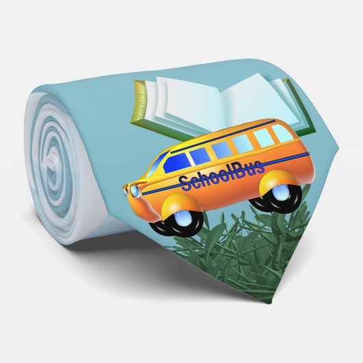 スクールバスのタイ ネクタイ (ロール)