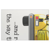 スクールバスのパーソナライズな生地 ファブリック (ファットクウォーター)