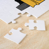 スクールバスの前部 ジグソーパズル (側面)