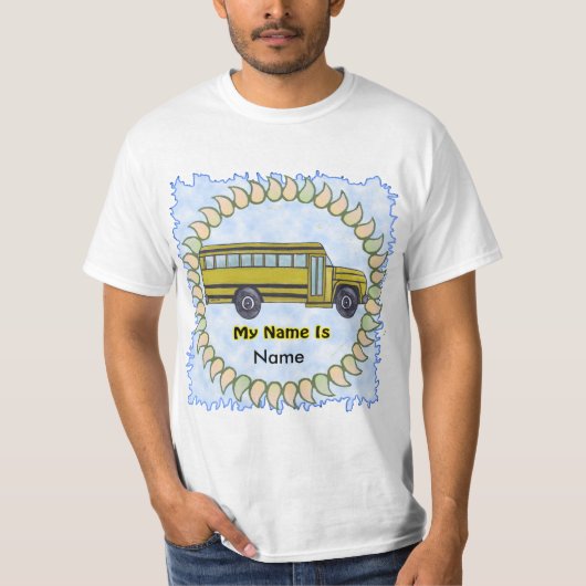 スクールバスの子供Tシャツ Tシャツ (正面)