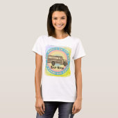 スクールバスの車輪Tシャツ Tシャツ (正面フル)