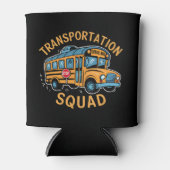 スクールバスの運転手の交通班 缶クーラー (正面)