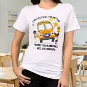 スクールバスの運転手 イエロー トライブレンドTシャツ