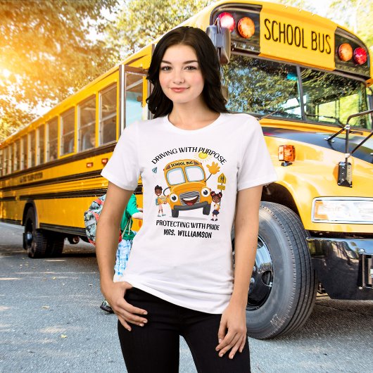 スクールバスの運転手 イエロー トライブレンドTシャツ