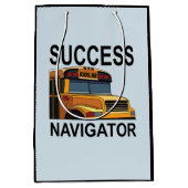 スクールバスの運転手 Success Navigator ミディアムペーパーバッグ (正面)