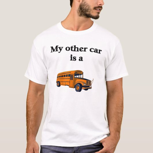 スクールバスの運転者のワイシャツ Tシャツ (正面)